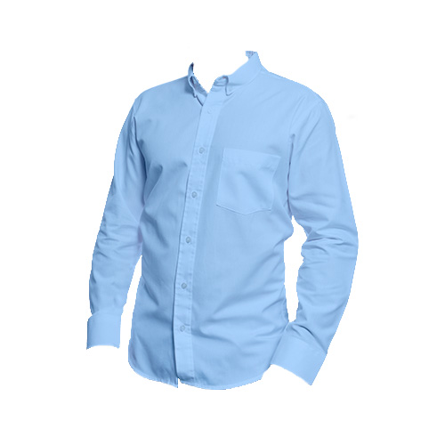 CAMISA PREZ OXFORD CABALLERO MANGA LARGA - Artículos Promocionales MAS RECIO